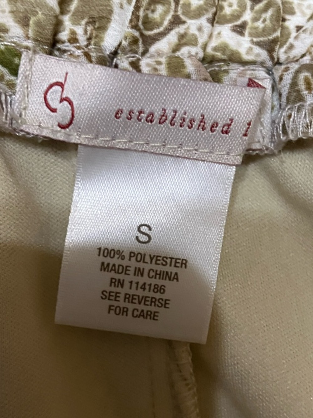 Paisley Maxi Skirt in Olive and Cream - Picture 2 of 10